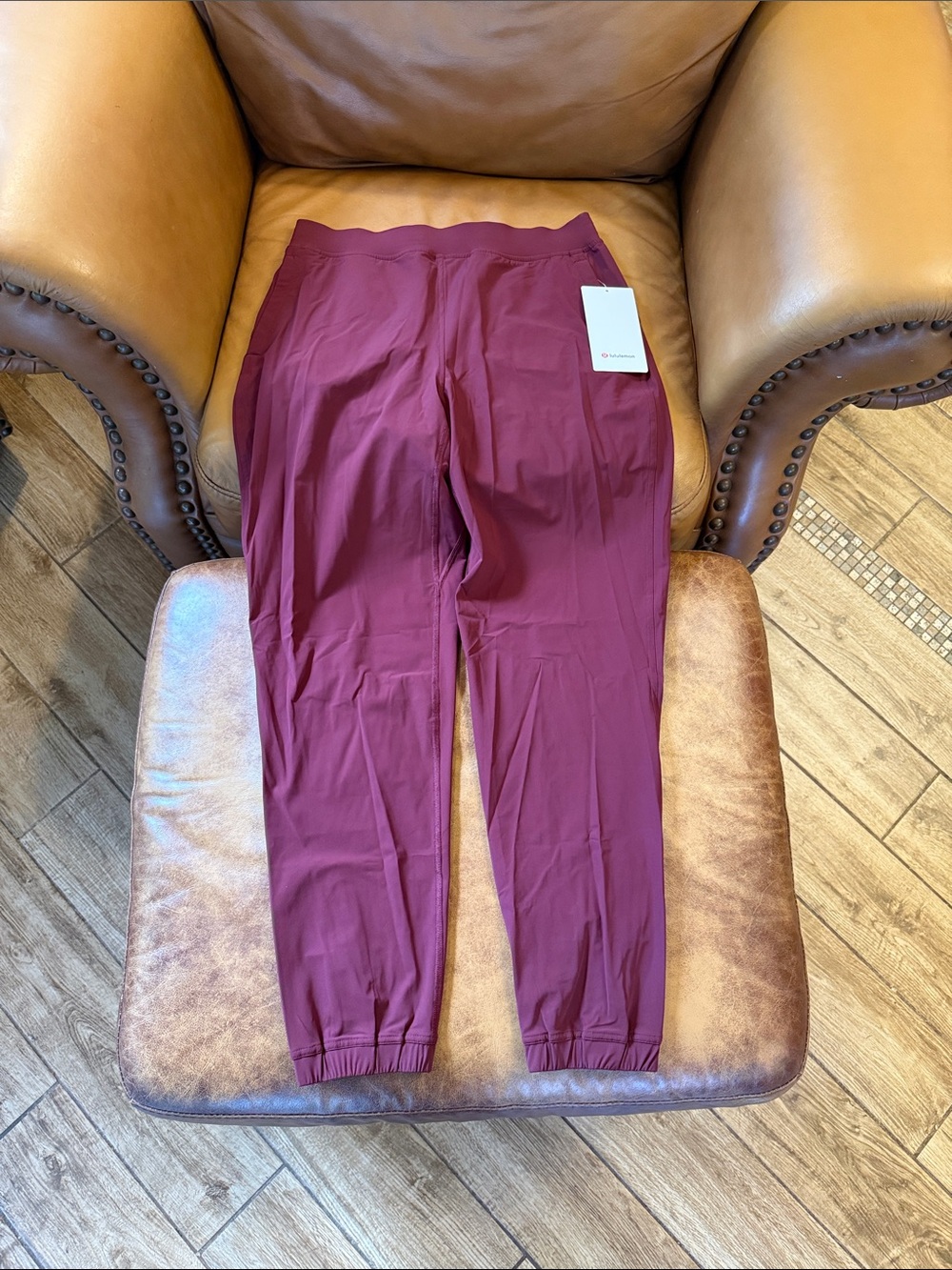 NWT Lululemon Adapted State High-Rise Jogger 8 Regular Burgundy Bay Full Length